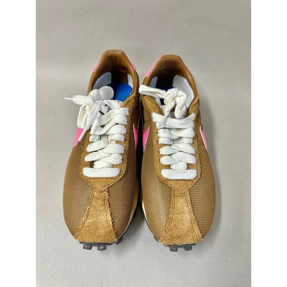 Nike LD 1000 SP British Tan/Pinksickle mesh/suede retro sneaker Women's Size 8.5 - Picture 11 of 16